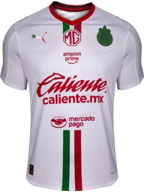 JERSEY CHIVAS AWAY SHIRT REPLICA 25-26 BLANCO PUMA