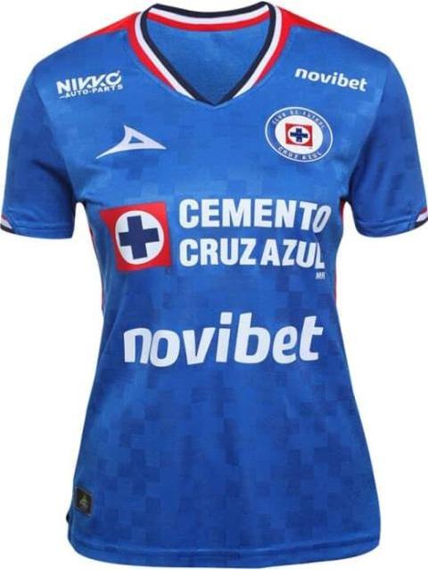 JERSEY JERSEY OFICIAL CRUZ AZUL VISITA DAMA 2025-2026 GRIS PIRMA