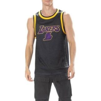 JERSEY LAKERS JERSEY NEGRO NBA