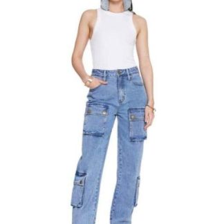 JOGGER CINTURA ALTA GRIS ATMOSPHERE DNM