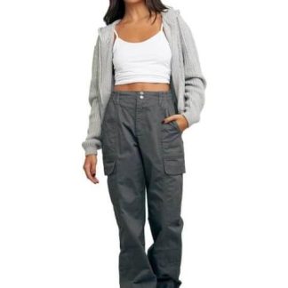 JOGGER CINTURA ALTA GRIS HOLLY LAND