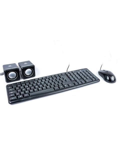 KIT 3 EN 1 TECLADO MOUSE Y BOCINAS NACEB NA-228 ALAMBRICO USB NEGRO (ESPANOL) - ¡COMPRA Y RECIBE EL 5% DEL VALOR DE ESTE PRODUCTO EN SALDO DE REGALO! - Image 3