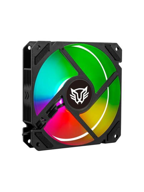 KIT 3 VENTILADORES DE 120MM ARGB BALAM RUSH EOLOX BLAZE EX70K VELOCIDAD 1200 RPM FLUJO DE AIRE 30.71 CFM - Image 4