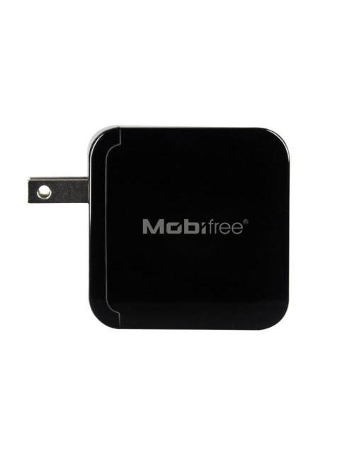 KIT CARGADOR USB CON CABLE LIGHTNING MOBIFREE MB-914192 PARED NEGRO - Image 5