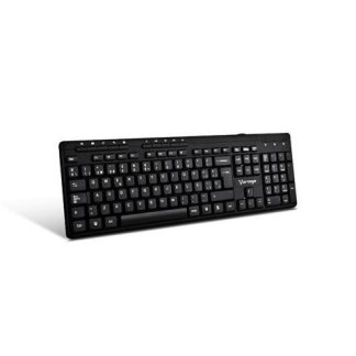 KIT DE TECLADO MOUSE Y BOCINAS VORAGO KMS-104 ALAMBRICO USB NEGRO (ESPANOL)