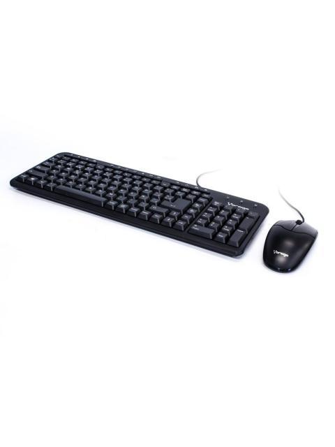 KIT DE TECLADO MULTIMEDIA Y MOUSE VORAGO KM-105 ALAMBRICO USB NEGRO (ESPANOL) - Image 3