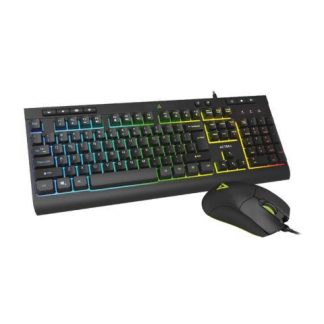 KIT DE TECLADO Y MOUSE ACTECK CREATOR AUREAN PRO MK477G ALAMBRICO USB NEGRO