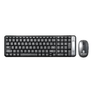 KIT DE TECLADO Y MOUSE BROBOTIX 6000625 INALAMBRICO USB GRIS (ESPANOL)
