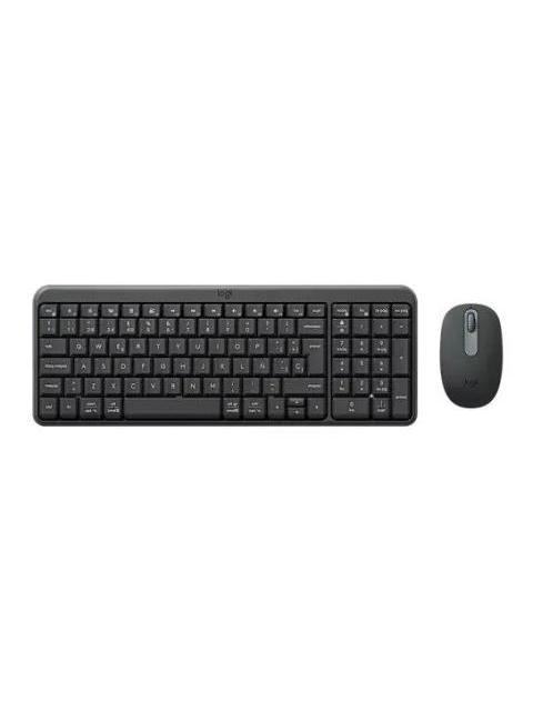KIT DE TECLADO Y MOUSE LOGITECH MK250 COMPACT INALAMBRICO BLUETOOTH GRIS ESPANOL