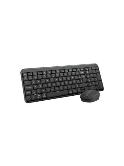KIT DE TECLADO Y MOUSE LOGITECH MK250 COMPACT INALAMBRICO BLUETOOTH GRIS ESPANOL - Image 3