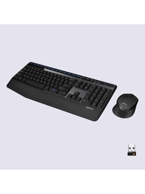 KIT DE TECLADO Y MOUSE LOGITECH MK345 INALAMBRICO USB NEGRO (ESPANOL)