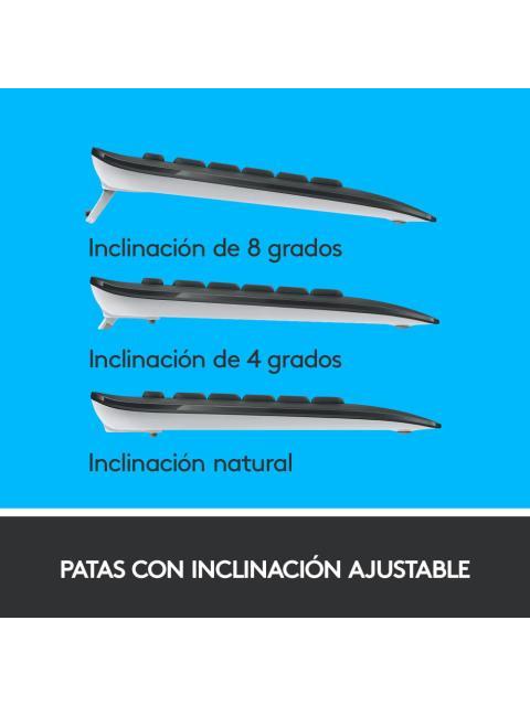 KIT DE TECLADO Y MOUSE LOGITECH MK540 ADVANCE RF INALAMBRICO USB NEGRO-BLANCO (ESPANOL) - Image 6