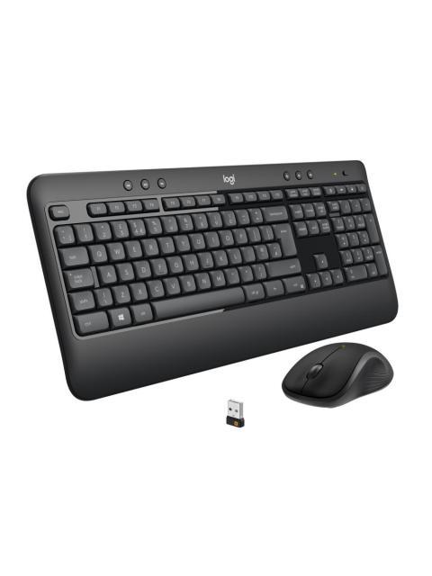KIT DE TECLADO Y MOUSE LOGITECH MK540 ADVANCE RF INALAMBRICO USB NEGRO-BLANCO (ESPANOL)