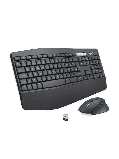 KIT DE TECLADO Y MOUSE LOGITECH MK850 INALAMBRICO RF INALAMBRICO + BLUETOOTH NEGRO (ESPANOL)
