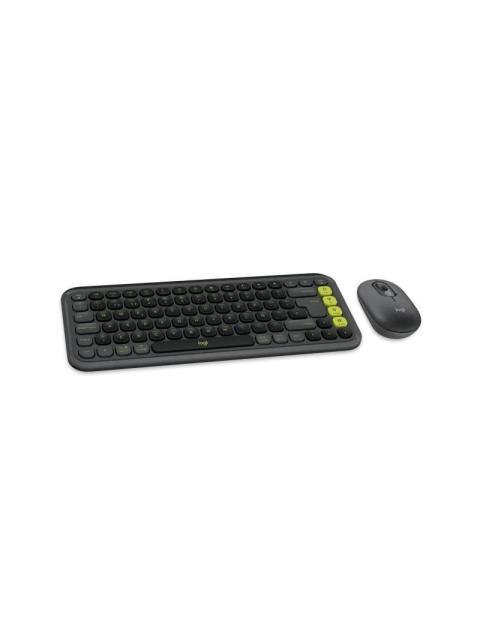 KIT DE TECLADO Y MOUSE LOGITECH POP ICON INALAMBRICO BLUETOOTH GRIS ESPANOL