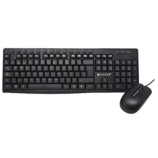 KIT DE TECLADO Y MOUSE NACEB NA-112N ALAMBRICO USB NEGRO (ESPANOL)