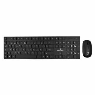 KIT DE TECLADO Y MOUSE PERFECT CHOICE DUST INALAMBRICO USB NEGRO (ESPANOL)