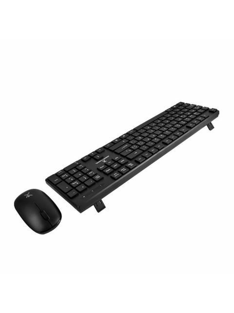 KIT DE TECLADO Y MOUSE PERFECT CHOICE DUST INALAMBRICO USB NEGRO (ESPANOL) - Image 3