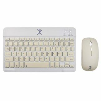 KIT DE TECLADO Y MOUSE PERFECT CHOICE GENOVA INALAMBRICO RF INALAMBRICO + BLUETOOTH GRIS (ESPANOL)