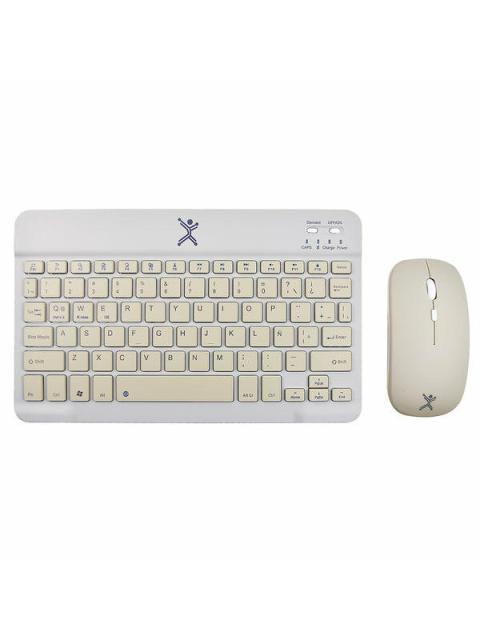 KIT DE TECLADO Y MOUSE PERFECT CHOICE GENOVA INALAMBRICO RF INALAMBRICO + BLUETOOTH GRIS (ESPANOL)