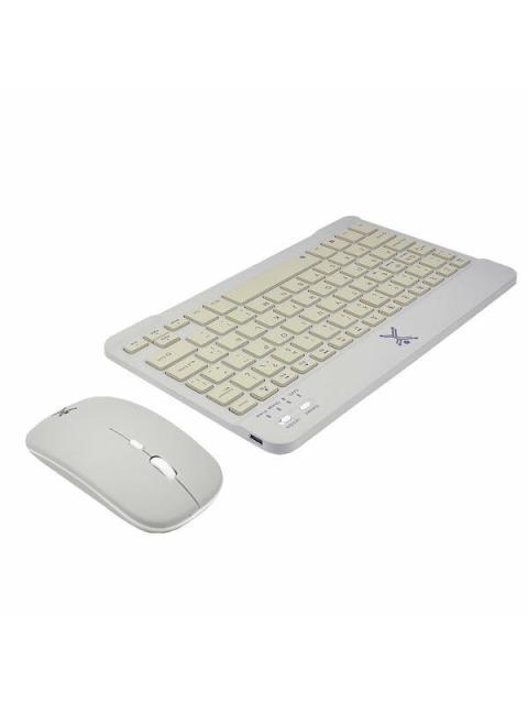 KIT DE TECLADO Y MOUSE PERFECT CHOICE GENOVA INALAMBRICO RF INALAMBRICO + BLUETOOTH GRIS (ESPANOL) - Image 4