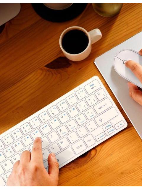 KIT DE TECLADO Y MOUSE TECHZONE TZACCBI04 RF INALAMBRICO USB BLANCO (ESPANOL) - Image 4