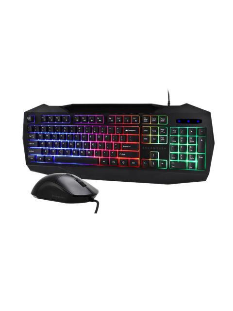 KIT GAMER DE TECLADO Y MOUSE BALAM RUSH SQUAD MASTER KTM333 ALAMBRICO USB NEGRO (ESPANOL)