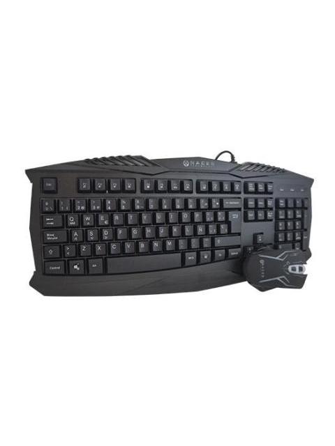 KIT GAMER DE TECLADO Y MOUSE NACEB NA-617 ALAMBRICO USB NEGRO (ESPANOL) - Image 3