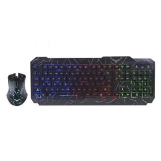 KIT GAMER DE TECLADO Y MOUSE NACEB NA-633 ALAMBRICO USB NEGRO (ESPANOL)