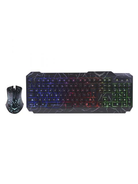 KIT GAMER DE TECLADO Y MOUSE NACEB NA-633 ALAMBRICO USB NEGRO (ESPANOL)