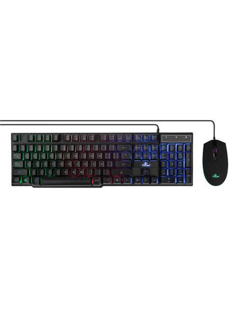 KIT GAMER DE TECLADO Y MOUSE YEYIAN PHOENIX ALAMBRICO USB NEGRO (ESPANOL)