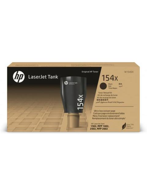 KIT RECARGA TONER HP LASERJET 154X NEGRO ORIGINAL 5000 PAGINAS