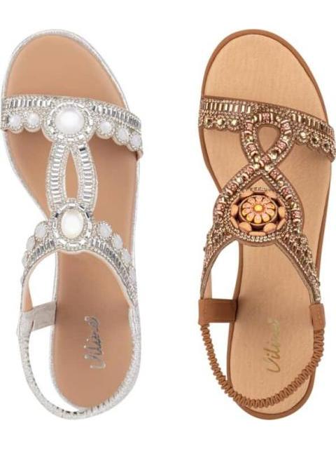 KIT SANDALIAS PLANAS MULTICOLOR VI LINE - Image 3