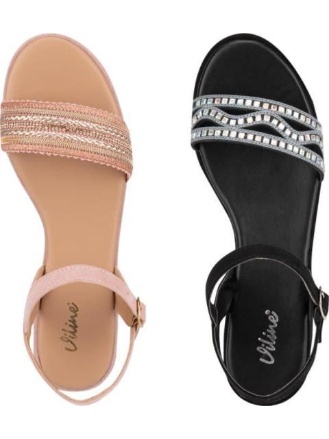 KIT SANDALIAS CON BRILLOS MULTICOLOR VI LINE - Image 3