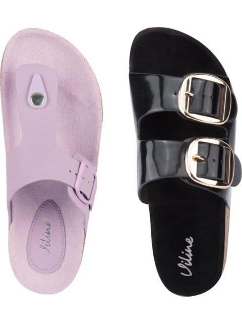 KIT SANDALIAS PLANAS MULTICOLOR VI LINE - Image 3