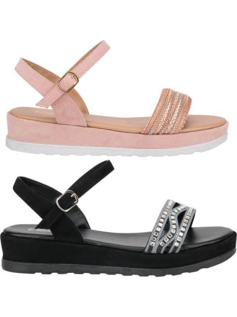 KIT SANDALIAS CON BRILLOS MULTICOLOR VI LINE