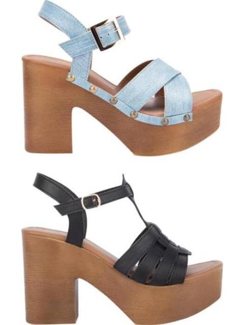 KIT SANDALIAS PLATAFORMA MULTICOLOR SAO PAULO