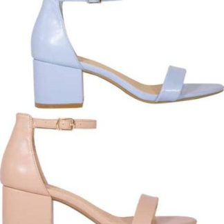 KIT SANDALIAS TACON CUADRADO MULTICOLOR YAELI