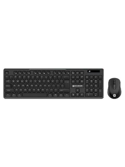KIT TECLADO Y MOUSE NACEB TECHNOLOGY NA0123 104 TECLAS NEGRO 8 10 MTS