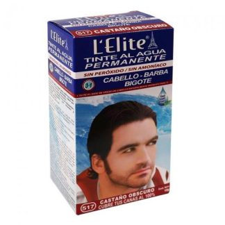 L ELITE CABELLO BARBA BIG # 517 CASTAÑO OSCURO 10GR. KENT COSMETICS