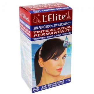 L ELITE DAMA # 107 CASTAÑO OSCURO 10GR. KENT COSMETICS