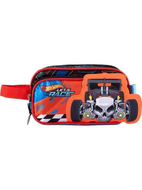 LAPICERA DOBLE COMPARTIMENTO MULTICOLOR HOT WHEELS