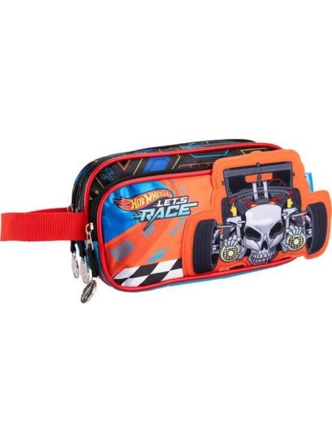 LAPICERA DOBLE COMPARTIMENTO MULTICOLOR HOT WHEELS - Image 4