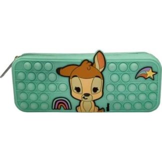 LAPICERA POP IT DE SILICON AZUL TURQUESA BAMBI