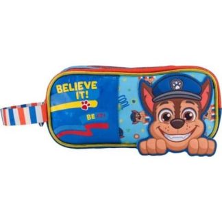 LAPICERA TRIPLE COMPARTIMENTO AZUL PAW PATROL