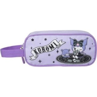 LAPICERA TRIPLE COMPARTIMENTO LILA KUROMI