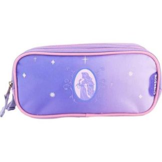 LAPICERA TRIPLE COMPARTIMENTO MORADO PRINCESAS