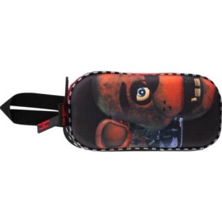 LAPICERA TRIPLE COMPARTIMENTO NEGRO FIVE NIGHTS AT FREDDYS