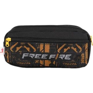 LAPICERA TRIPLE COMPARTIMENTO NEGRO FREE FIRE