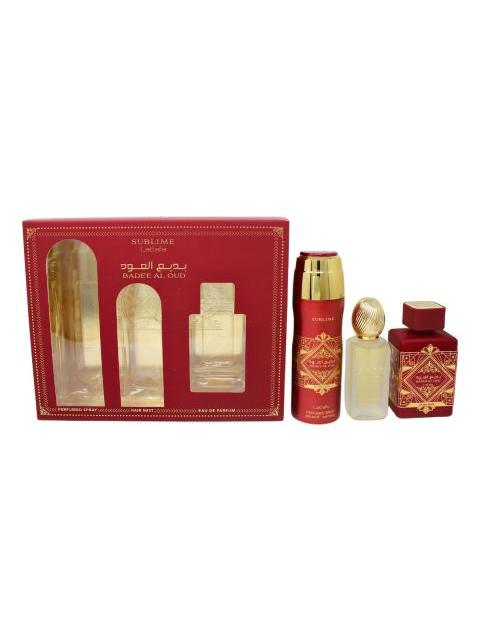 LATTAFA BADE E AL OUD SUBLIME SET DE 3 PZ UNISEX